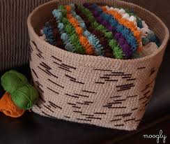 3 sizes of baskets knit flat and shaped with short rows. Baskets To Crochet For Fall 27 Free Patterns Grandmother S Pattern Book