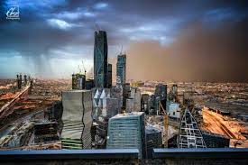 In The Right Sandstorm And In The Left Rainy Cloud Image At The Right Time Riyadh Saudi Arabia Travel Saudi Arabia Tourism