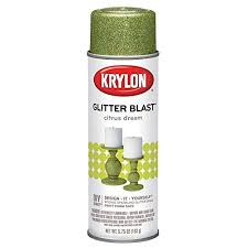 Krylon Glitter Blast Glitter Spray Paint For Craft Projects Citrus Dream Green Pricepulse