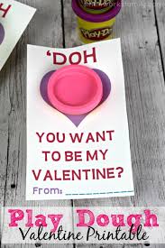 Valentine's day is one of the most bittersweet, and (not to mention) entertaining times of the year. Doh You Want To Be My Valentine Play Dough Valentine Printable