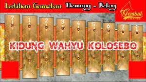 Not Gamelan Kidung Wahyu Kolosebo Aplikasi Gatoel Youtube