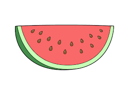 How To Draw A Watermelon Slice Step By Step Easylinedrawing How to draw an elephant head. to draw a watermelon slice step by step