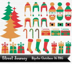 Hipster Christmas Clip Art Collection 36 Png With Transparent Background 300dpi Hipster Christmas Christmas Clipart Clip Art