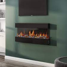 Maybe you would like to learn more about one of these? Mirrored Electric Wall Mounted Fire In Black 42 Inch Amberglo Agl015 Appliances Direct