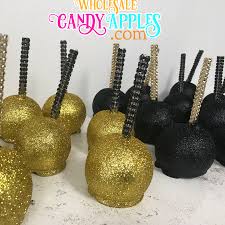 Wholesale Candy Apple Wholesalecandyapples Com Black And Gold Candy Apples Black Candy Apples Gold Candy Apples