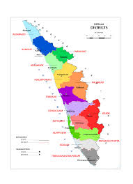 Know complete details of kerala districts (the home of ayurveda) along with their district maps and many more details here. File Political Map Of Kerala Svg Wikimedia Commons
