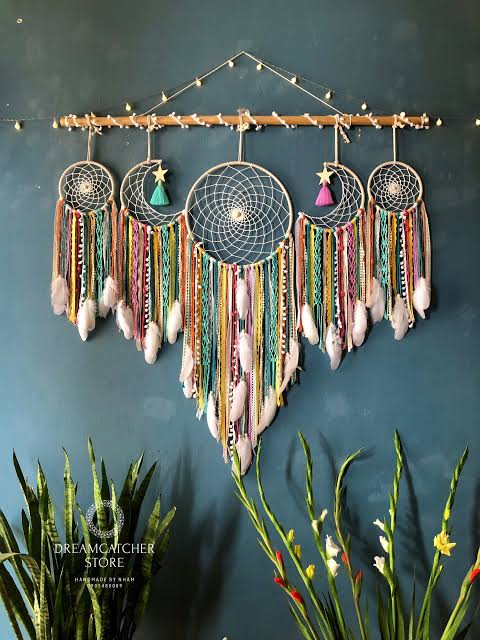 Dreamcatcher Moon and Stars Hanging Over the Bed, Large Dream Catcher, Dream  Catcher Wall Hanging, Giant Dream Catcher, Dream Catcher - Etsy
