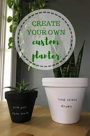 Custom Planter Plant Not Included Personalized Gift Wedding Etsy Custom Planters Personalized Wedding Gifts Plants