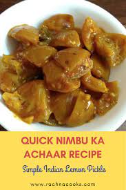 Step By Step Recipe Of Nimbu Ka Achaar Without Oil I Lemon Pickle I Lime Pickle Recipe Easy Meals Easy Healthy Recipes Vegan Recipes Healthy