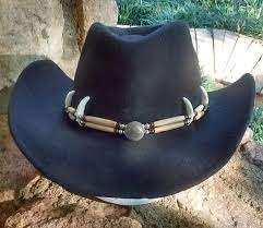 Handmade Hairpipe Hatbands W Coyote Teeth By Etowahtradingpost Cowboy Hat Band Cowboy Hats Beaded Hat Bands