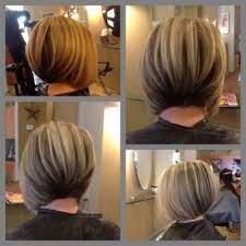 Back View Of Angled Bob Haircut Hair Styles Bob Hairstyles Angled Bob Haircuts
