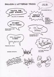 The Following Extracts Are Taken From The Big Book Of Cartooning Written By Bruce Blitz There Are Many Different Types Of Speech Bubble Comic Bubble Lettering