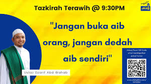Barangsiapa yang memulakan suatu perbuatan dalam islam suatu sunah yang baik. Jangan Buka Aib Orang Jangan Dedah Aib Sendiri Youtube