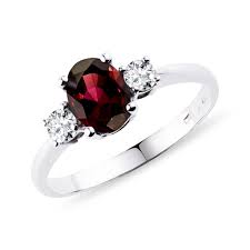 Unfollow 14k gold garnet rings to stop getting updates on your ebay feed. Garnet Ring With Diamonds In White Gold Klenota
