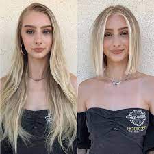 Some of the women have short hair while some of the women have super long hair. Mind Blowing Hair Transformation Before After Photos Gallery