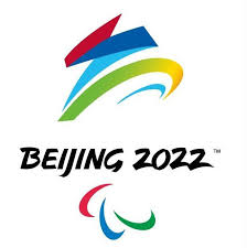 The paralympic symbol (above) consists of three agitos coloured red, blue and green. Beijing 2022 Update Winter Paralympics Emblem