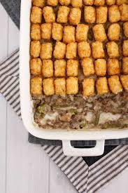 Feb 27, 2021 · soup's on! Overhead Gluten Free Tater Tot Casserole Made With Gluten Free Cream Of Mushroom Soup In A