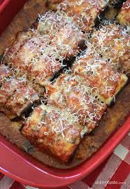 Best Skinny Eggplant Rollatini With Spinach Recipe Recipes Cooking Recipes Veggie Dishes