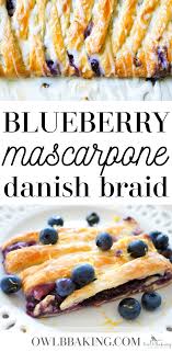 Blueberry Danish With Mascarpone Recipe Blueberry Danish Puff Pastry Recipes Dessert Appetizers