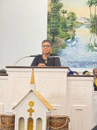 Sister Marlena Macklin .. Black History Program Zion Baptist Church… Pastor  Rev Marcus Fairley.