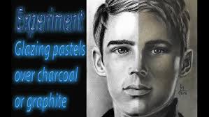 Shellac Test: Charcoal Mixed Media