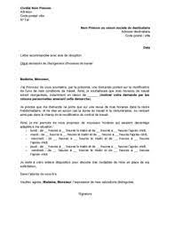 Le changement de lieu de travail constitue une modification du contrat de travail si le nouveau lieu de travail se situe dans un secteur géographique différent. Lettre De Demande Par Le Salarie De Changement De Ses Horaires De Travail Modele De Lettre Gratuit Exemple De Lettre Type Documentissime