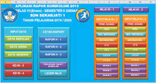 Aplikasi raport k13 untuk guru kelas dari kelas 1 s.d. Download Aplikasi Raport K13 Kelas 6 Semester 2 Revisi Terbaru Mariyadi Com