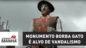 A polícia civil de são paulo prendeu, na madrugada deste domingo (25), um dos suspeitos pelo ato de vandalismo da estátua do borba gato, na zona sul da capital, informou em nota o governo de são paulo. Monumento Borba Gato Em Santo Amaro E Alvo De Vandalismo Jornal Da Manha Jovem Pan Youtube
