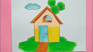 Kumpulan gambar tentang gambar pemandangan anak sd terbaik, klik untuk melihat koleksi gambar lain di kibrispdr.org. Cara Mudah Menggambar Dan Mewarnai Rumah Untuk Anak Sd Youtube