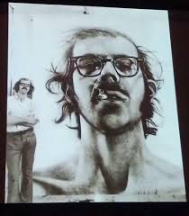 The return of the king star wars: Happy Birthday To American Painter Amp Amp Photographer Chuck Close Here He Is In Front Of 039 Big Self Portrait 039 1968 Saatchi Gallery Scoopnest