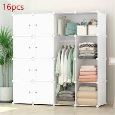 Check spelling or type a new query. 16 Cube Plastic Storage Wardrobe Clothes Organizer Closet Cupboard Shoe Cabinet Ebay