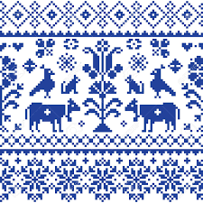 If there is anything we can do to help you. Cross Stitch Vector Seamless Folk Art Pattern Repetitive Background Royalty Free Cliparts Vectors And Stock Illustration Image 111411417