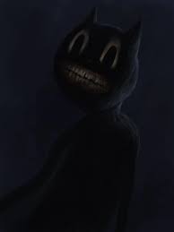 Cartoon Cat Is A Hostile Cryptid And An Urban Legend Created By Artist Trevor Henderson He Is A Giant Feline Creature Wh Cartoon Dog Cartoon Cat Creepy Photos