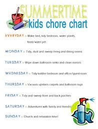 Chore Chart Living Rich On Less