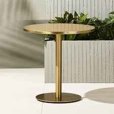Watermark Brass Bistro Table Reviews Cb2 Bistro Table Bistro Table Outdoor Outdoor Patio Furniture Sets