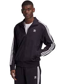 Farblich in schwarz gehalten, wird diese herren trainingsjacke dank gerippten bündchen besonders bequem. Adidas Originals Firebird Trainingsjacke Fur Herren Schwarz Planet Sports
