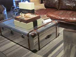 Vintage rustic pine box chest trunk coffee table Silver Trunk Coffee Tables In 2021 Coffee Table Trunk Wood Table Diy Homemade Coffee Tables