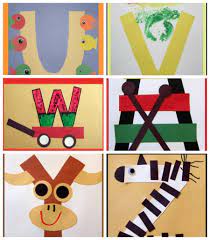 Won't you sing along with me! Letter Of The Week Crafts For Preschoolers Letter A Crafts Alphabet Crafts Alphabet Letter Crafts