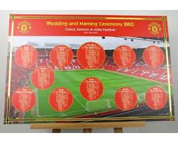 Manchester United Fc Wedding Seating Plan Great For Weddings