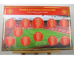 manchester united fc wedding seating plan great for weddings