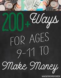 Is your child 13, and you're wondering how to get money at age 13 (besides an allowance)? How To Make Money As A Kid Ages 9 10 And 11 Howtomakemoneyasakid Com