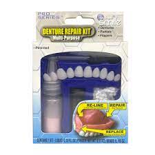 What is a denture repair kit? Complete Denture Repair Kit Multi Purpose With Teeth Walmart Com Walmart Com