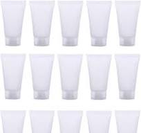20Pcs 5ml/5g/0.17oz Small Empty Refillable Clear Plastic Travel Soft Tubes  Cosmetic Sample Packing Vial Container Bottles For Shampoo Shower Gel ...