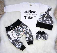 Baby Boy Outfit Coming Home Outfit New To The Tribe Newborn Boy Clothes Baby Boy Outfit Black Tribal Leggings Hat Baby Shower Gift Newborn Boy Clothes Newborn Coming Home Outfit Coming