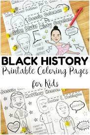 Evander holyfield black history month sheet. Living Color History Black History Figure Coloring Pages Look We Re Learning