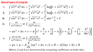 Studywalk Mathenatical Formulae Special Types Of Integrals Www Studywalk Com Studying Math Math Formulas Physics And Mathematics