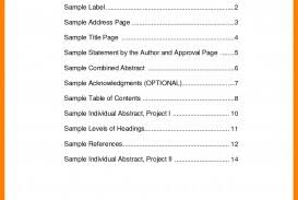 Purdue owl apa table of contents format; Apa Style Table Of Contents Guidelines