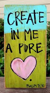 Psalm 51 10 My Prayer Hand Painted Wooden Signs Crafts