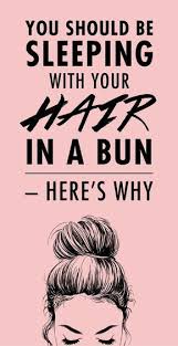 You Should Be Sleeping With Your Hair In A Bun Every Night Here S Why Damp Hair Styles Sleep Hairstyles How To Curl Your Hair