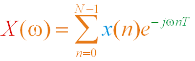 The discrete time fourier transform synthesis formula expresses a discrete time, aperiodic function as the infinite sum of continuous frequency complex exponentials. Dft Dft And The Dtft